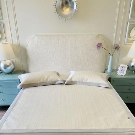 91家纺网 家纺一手货源 找家纺 （总）本希 2020新款高端可水洗冰丝凉席提花系列实拍图