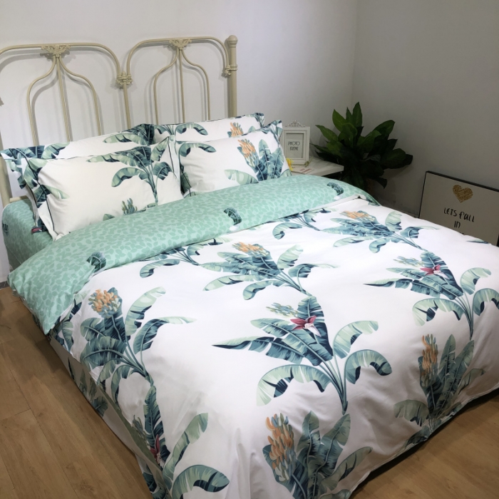 91家纺网 家纺一手货源 找家纺 棉生活新款40S臻棉四件套 北欧风