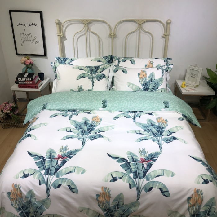 91家纺网 家纺一手货源 找家纺 棉生活新款40S臻棉四件套 北欧风