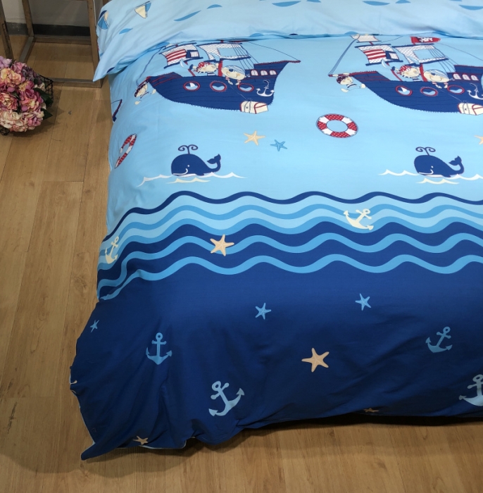 91家纺网 家纺一手货源 找家纺 棉生活新款40S臻棉四件套 海角七号