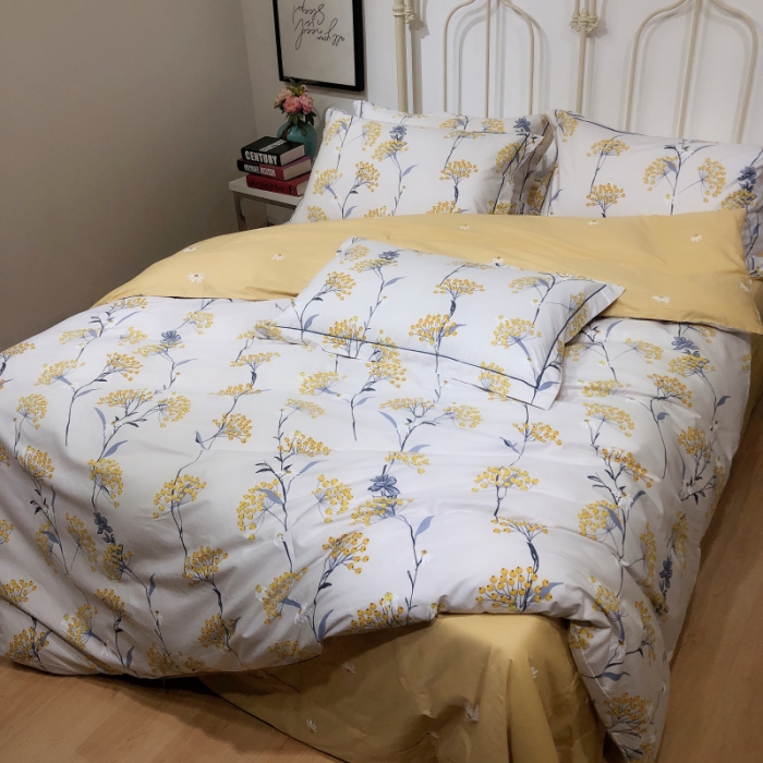 91家纺网 家纺一手货源 找家纺 棉生活新款40S臻棉四件套 黛拉