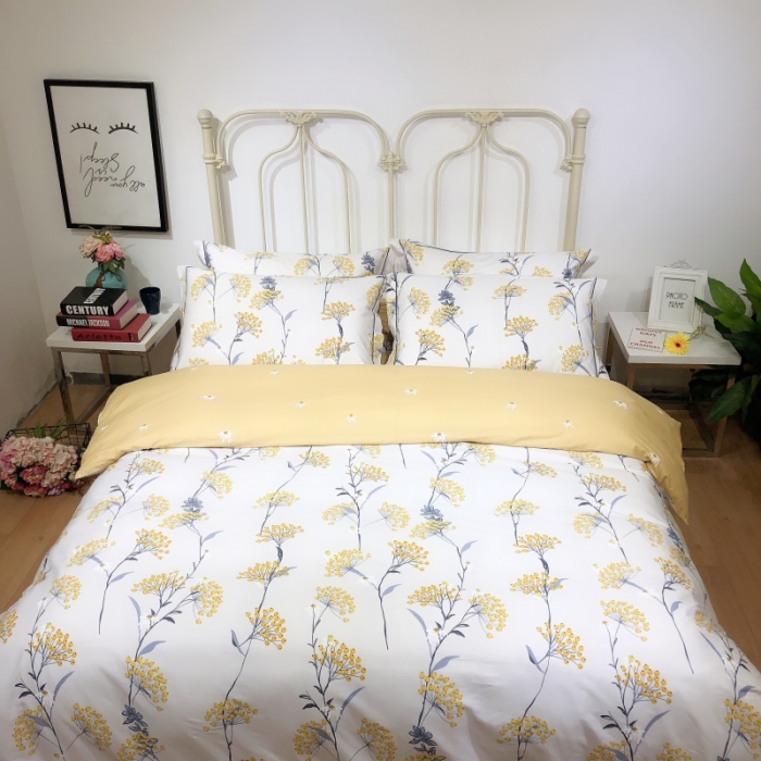 91家纺网 家纺一手货源 找家纺 棉生活新款40S臻棉四件套 黛拉