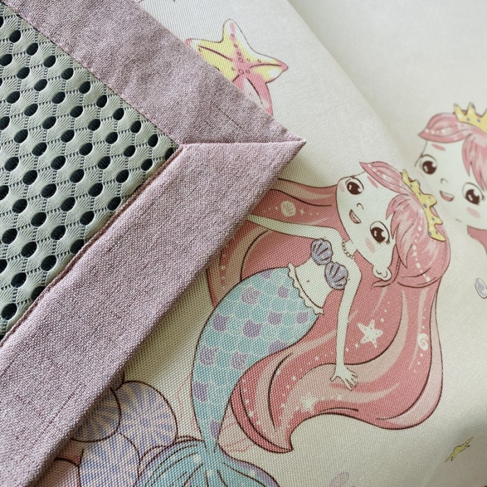 91家纺网 家纺一手货源 找家纺 本希 2020新款高端可水洗冰丝凉席提花系列实拍图 人鱼公主