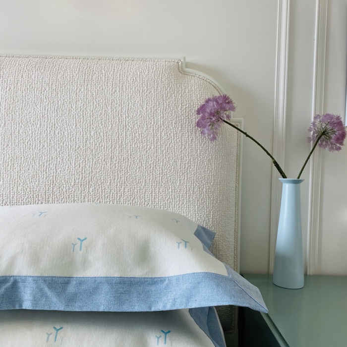 91家纺网 家纺一手货源 找家纺 本希 2020新款高端可水洗冰丝凉席提花系列实拍图 小绿芽