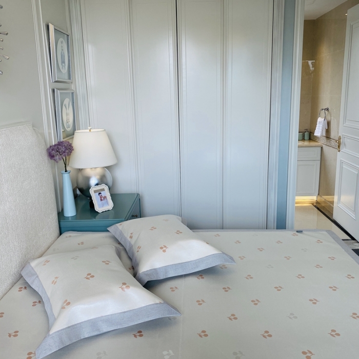 91家纺网 家纺一手货源 找家纺 本希 2020新款高端可水洗冰丝凉席提花系列实拍图 小樱桃