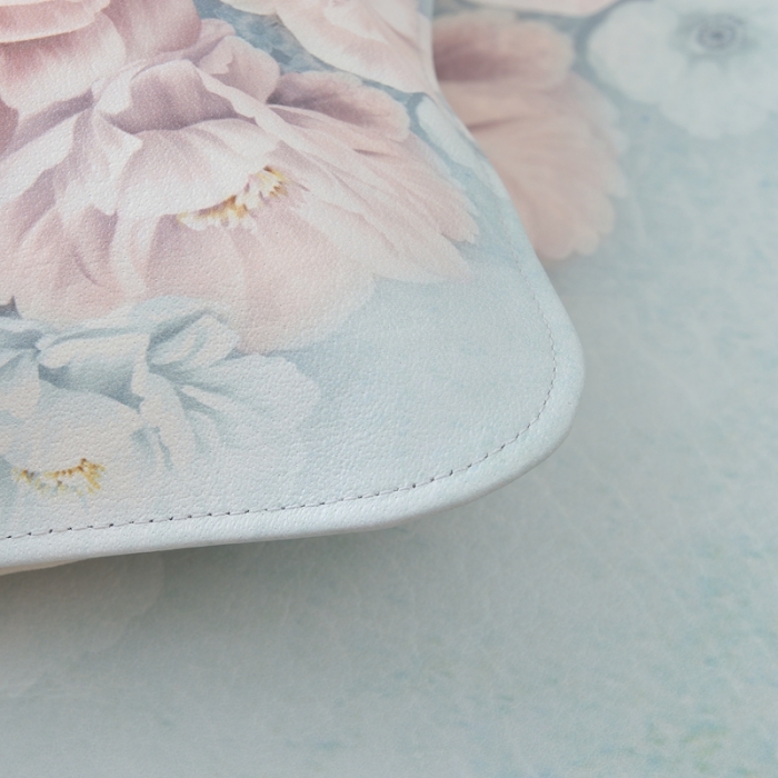 91家纺网 家纺一手货源 找家纺 伊婷人 2020新款彩绘头层水牛皮席三件套 富贵牡丹