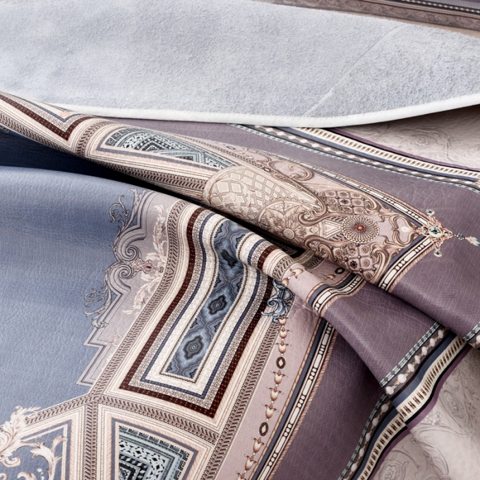 91家纺网 家纺一手货源 找家纺 伊婷人 2020新款彩绘头层水牛皮席三件套 威尔斯