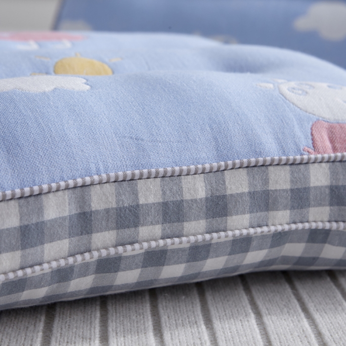 91家纺网 家纺一手货源 找家纺 总-仁宇枕业 新款爆款枕芯六层纱儿童枕头30*50一个