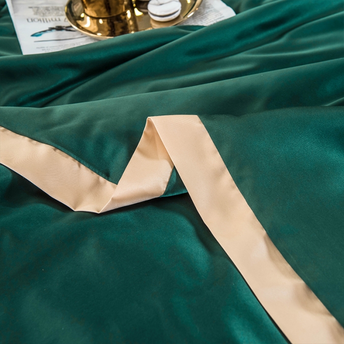 91家纺网 家纺一手货源 找家纺 （总）骏腾 2022新款水洗真丝夏被四件套天丝