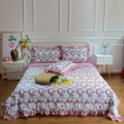 91家纺网 家纺一手货源 找家纺 （总）润缦 2020新款超柔水洗棉夏被四件套