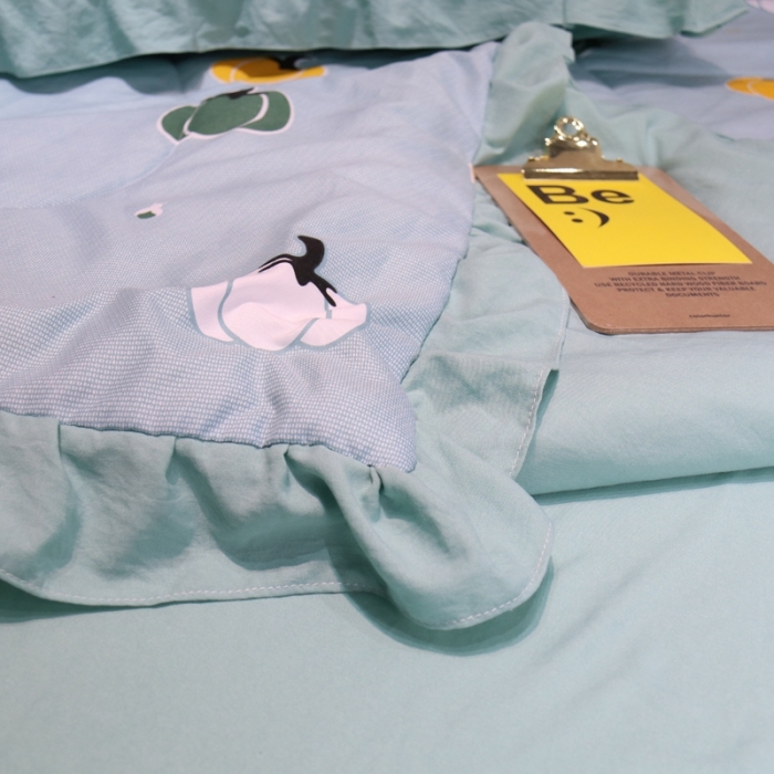 91家纺网 家纺一手货源 找家纺 润缦 2020新款超柔水洗棉夏被四件套 小南瓜