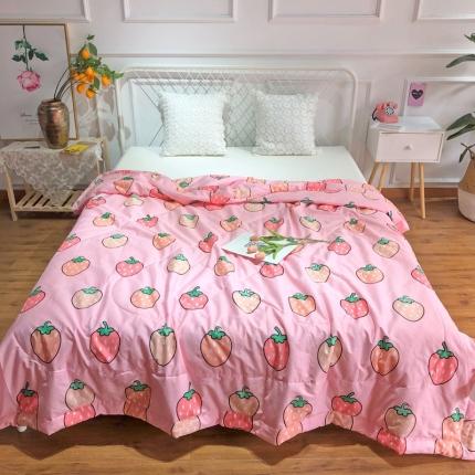 91家纺网 家纺一手货源 找家纺 （总) 润缦 2020新款纯棉全棉精梳棉夏被