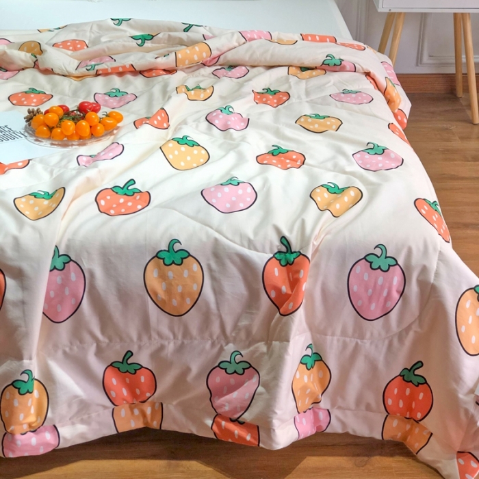 91家纺网 家纺一手货源 找家纺 （总) 润缦 2020新款纯棉全棉精梳棉夏被