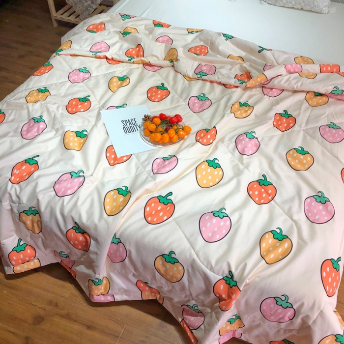 91家纺网 家纺一手货源 找家纺 （总) 润缦 2020新款纯棉全棉精梳棉夏被