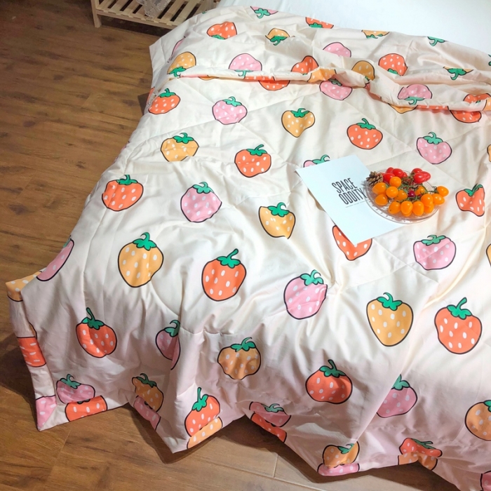 91家纺网 家纺一手货源 找家纺 （总) 润缦 2020新款纯棉全棉精梳棉夏被