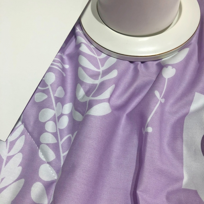 91家纺网 家纺一手货源 找家纺 润缦 2020新款纯棉全棉精梳棉夏被 夏日花朵紫