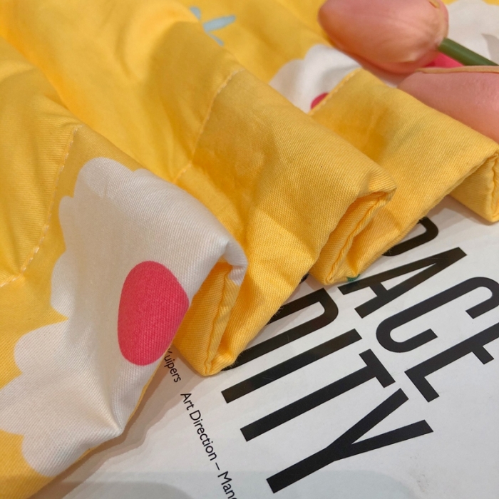 91家纺网 家纺一手货源 找家纺 润缦 2020新款纯棉全棉精梳棉夏被 小雏菊