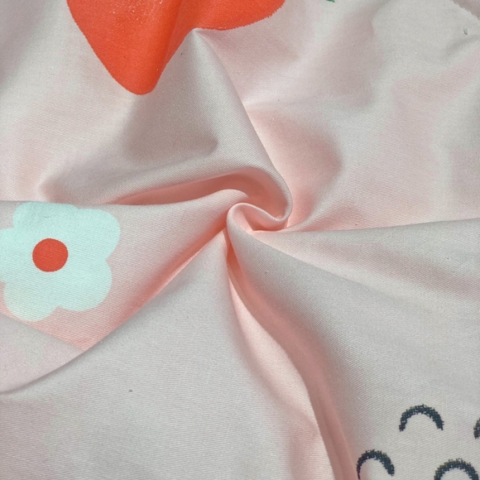 91家纺网 家纺一手货源 找家纺 润缦 2020新款纯棉全棉精梳棉夏被 小橘子粉