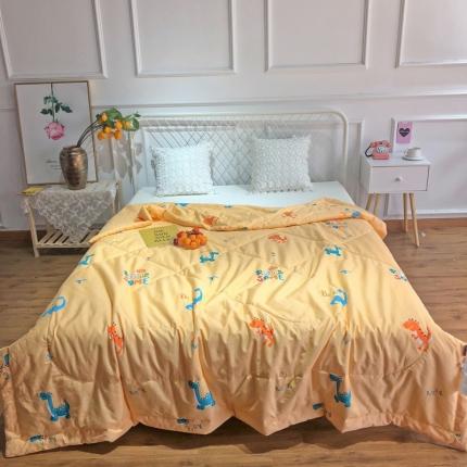 润缦 2020新款纯棉全棉精梳棉夏被 小恐龙