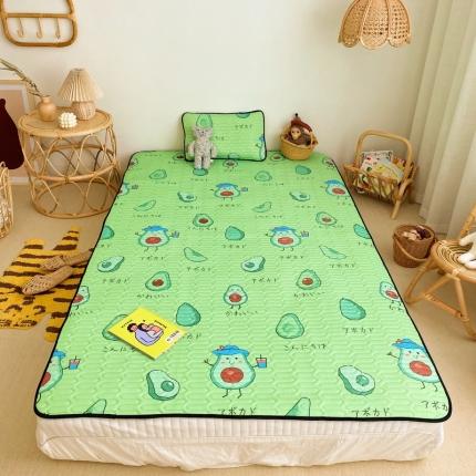 91家纺网 家纺一手货源 找家纺 鱼宝 2020新款儿童凉感乳胶席 牛油果