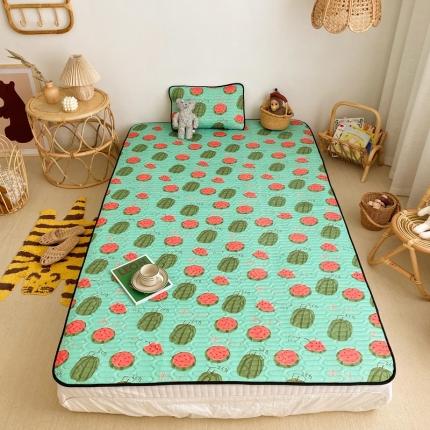 91家纺网 家纺一手货源 找家纺 鱼宝 2020新款儿童凉感乳胶席 切西瓜