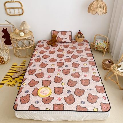 91家纺网 家纺一手货源 找家纺 鱼宝 2020新款儿童凉感乳胶席 饼干熊