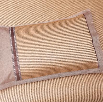 91家纺网 家纺一手货源 找家纺 夏天凉枕套藤枕套竹枕套冰丝枕套草席枕套单人枕套凉席双面枕套