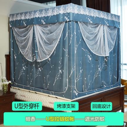 91家纺网 家纺一手货源 找家纺 （总）迪凡保罗 2025新款5835遮光帘坐床蚊帐