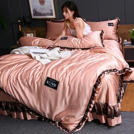 91家纺网 家纺一手货源 找家纺 （总）铠畅 2020新款水洗真丝四件套