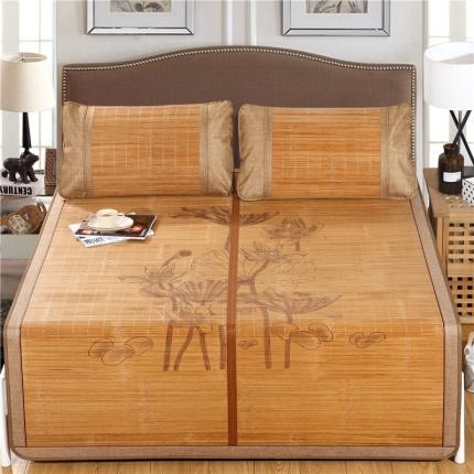 91家纺网 家纺一手货源 找家纺 （总）青竹苑 2020新款3.2砂光印花竹席