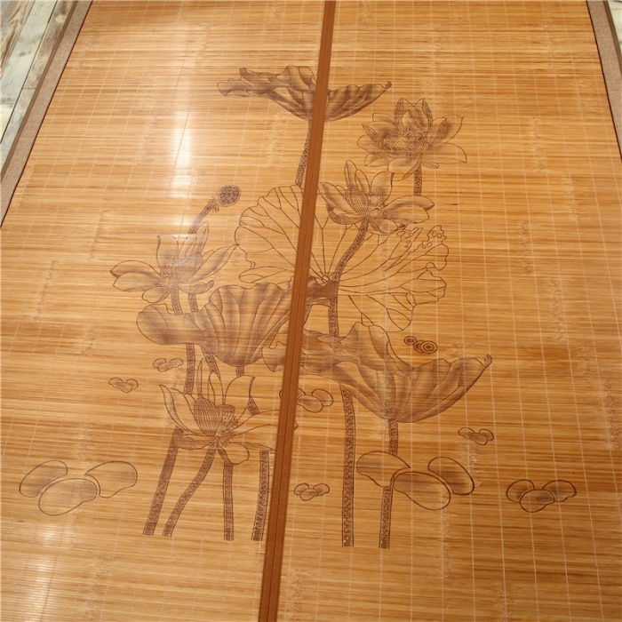 91家纺网 家纺一手货源 找家纺 （总）青竹苑 2020新款3.2砂光印花竹席