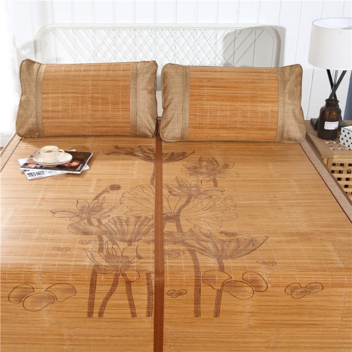 91家纺网 家纺一手货源 找家纺 （总）青竹苑 2020新款3.2砂光印花竹席