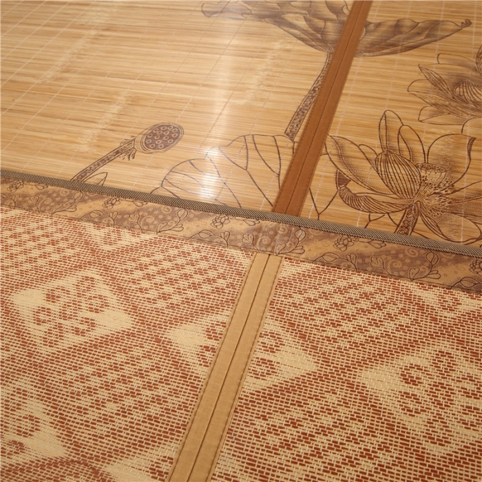 91家纺网 家纺一手货源 找家纺 （总）青竹苑 2020新款3.2砂光印花竹席