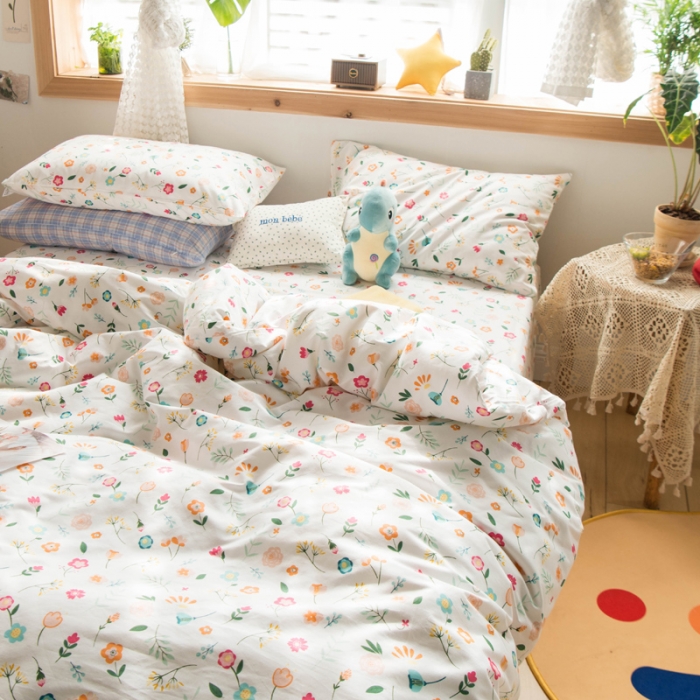 91家纺网 家纺一手货源 找家纺 淑女公社 2020新款春夏新款萝莉爱小碎花系列 美丽记