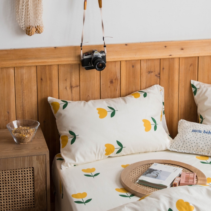 91家纺网 家纺一手货源 找家纺 淑女公社 2020新款春夏新款萝莉爱小碎花系列 郁金香