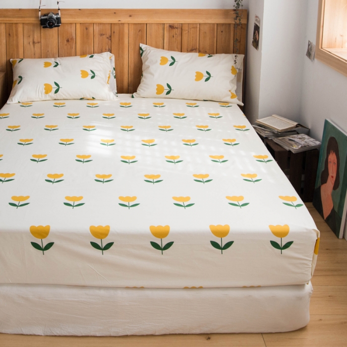 91家纺网 家纺一手货源 找家纺 淑女公社 2020新款春夏新款萝莉爱小碎花系列 郁金香