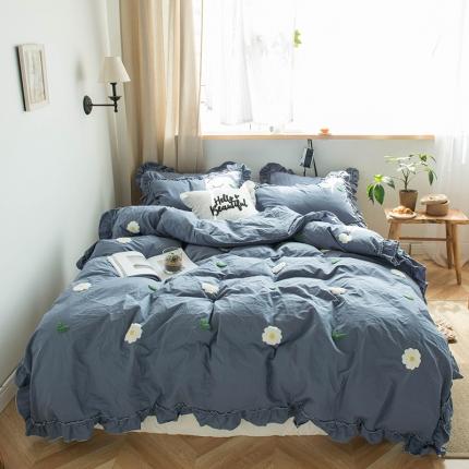 91家纺网 家纺一手货源 找家纺 (总)淑女公社 2020新款毛巾绣四件套