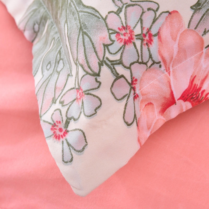 91家纺网 家纺一手货源 找家纺 梦柏 2020新款加厚磨毛四件套大版床裙款 芳华