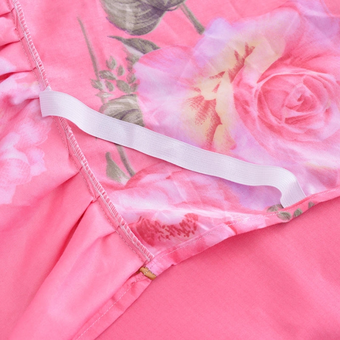 91家纺网 家纺一手货源 找家纺 梦柏 2020新款加厚磨毛四件套大版床裙款 初恋