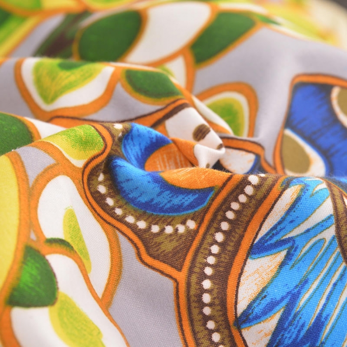 91家纺网 家纺一手货源 找家纺 梦柏 2020新款加厚磨毛四件套大版床裙款 花间意（灰）