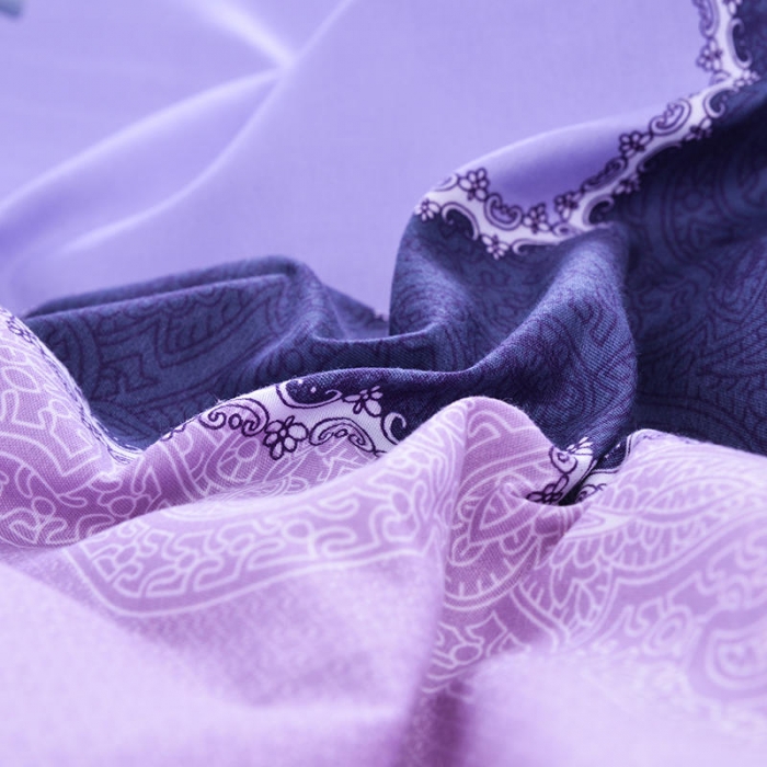 91家纺网 家纺一手货源 找家纺 梦柏 2020新款加厚磨毛四件套大版床裙款 花香四逸