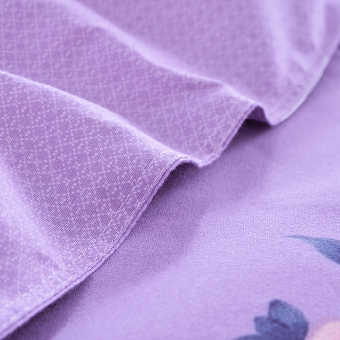 91家纺网 家纺一手货源 找家纺 梦柏 2020新款加厚磨毛四件套大版床裙款 花香四逸