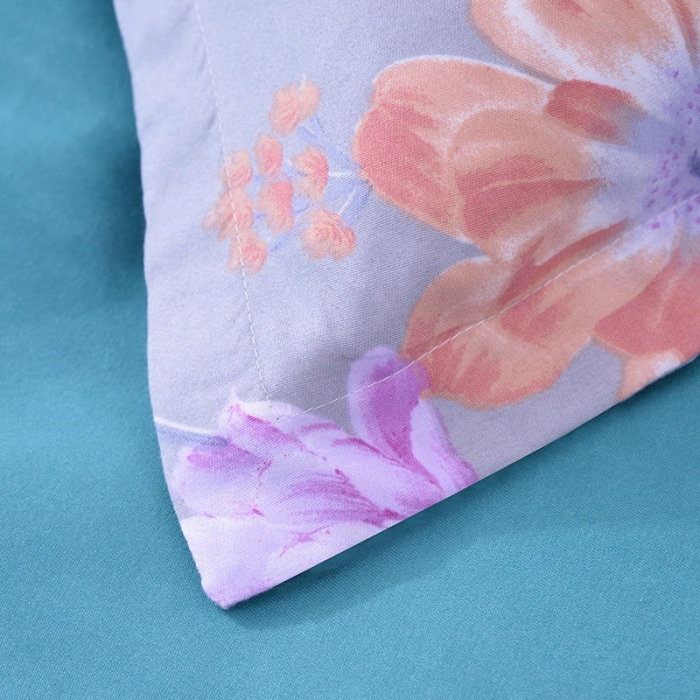 91家纺网 家纺一手货源 找家纺 梦柏 2020新款加厚磨毛四件套大版床裙款 花韵纷飞