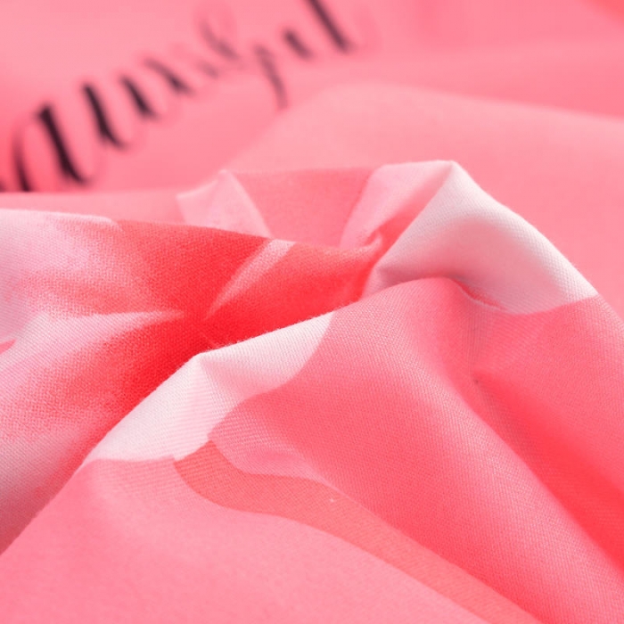 91家纺网 家纺一手货源 找家纺 梦柏 2020新款加厚磨毛四件套大版床裙款 火烈鸟