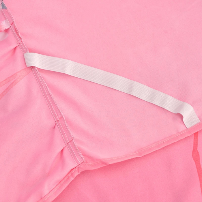 91家纺网 家纺一手货源 找家纺 梦柏 2020新款加厚磨毛四件套大版床裙款 火烈鸟