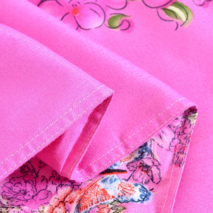 91家纺网 家纺一手货源 找家纺 梦柏 2020新款加厚磨毛四件套大版床裙款 浪漫花环