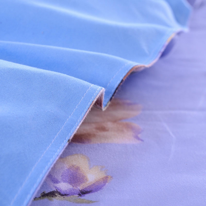 91家纺网 家纺一手货源 找家纺 梦柏 2020新款加厚磨毛四件套大版床裙款 牡丹情