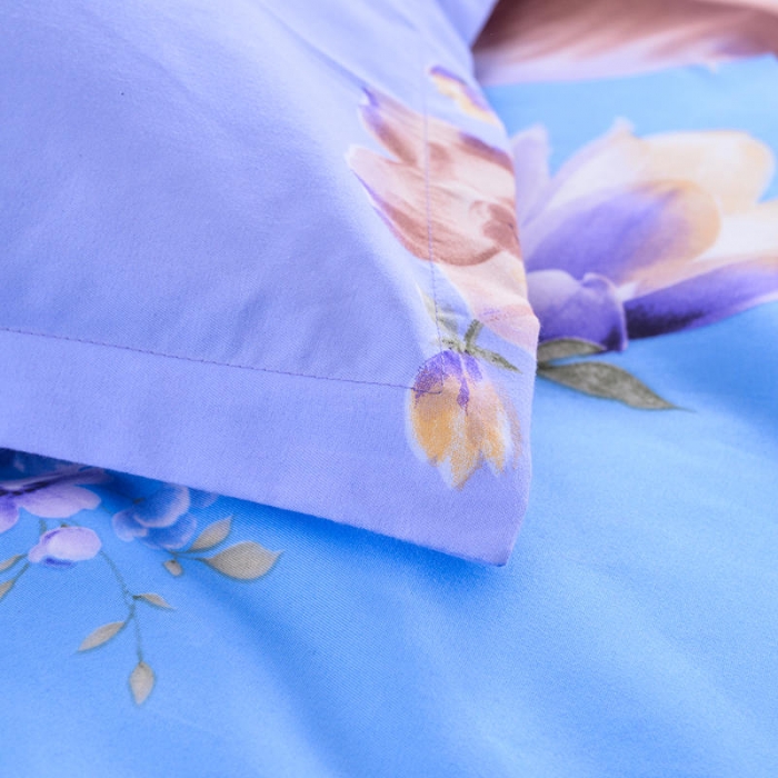 91家纺网 家纺一手货源 找家纺 梦柏 2020新款加厚磨毛四件套大版床裙款 牡丹情