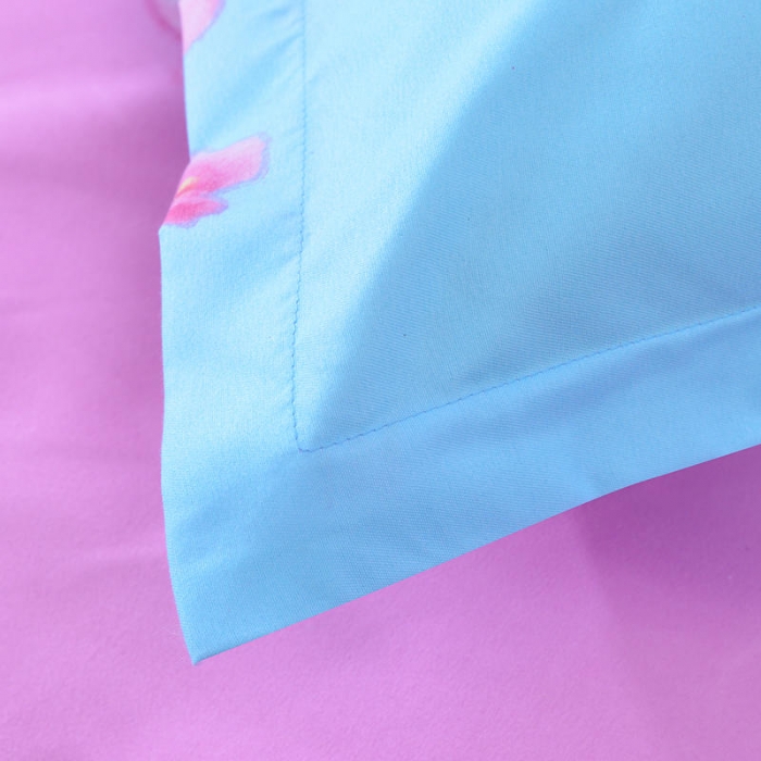 91家纺网 家纺一手货源 找家纺 梦柏 2020新款加厚磨毛四件套大版床裙款 宁静花开