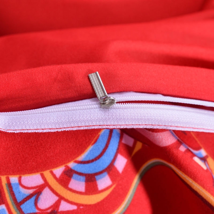 91家纺网 家纺一手货源 找家纺 梦柏 2020新款加厚磨毛四件套大版床裙款 喜结连理